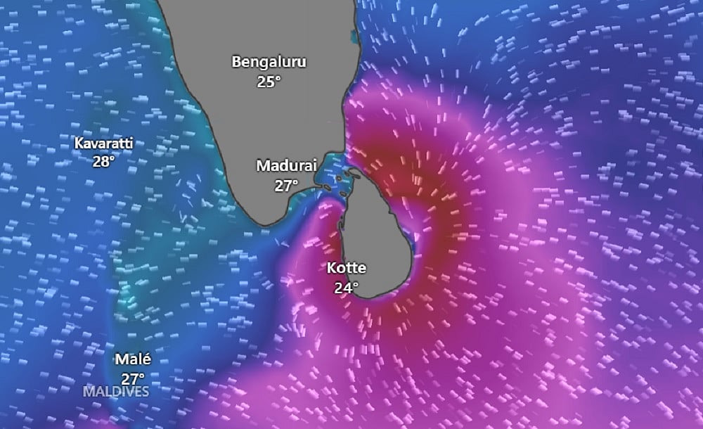 Cyclone Ditwah Alert: Heavy Rainfall and Rapid Intensification Threaten Tamil  Nadu Coast