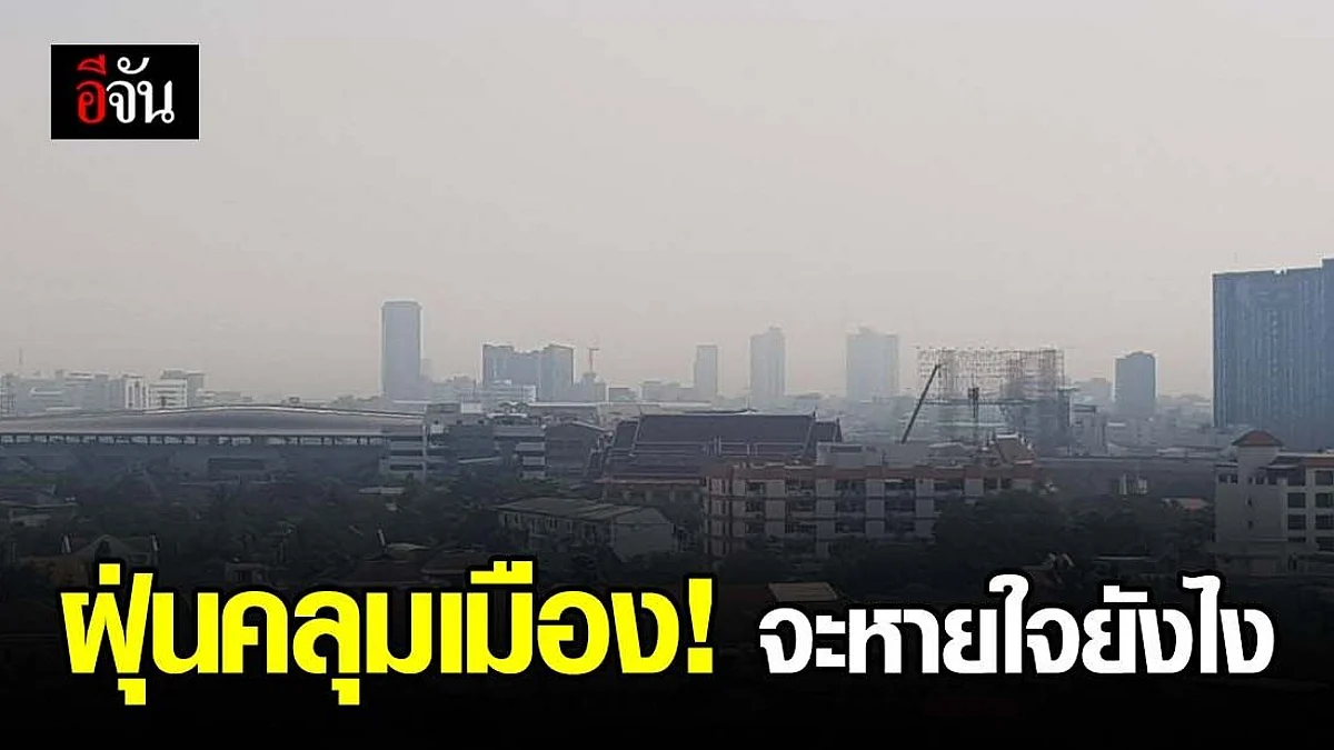 เผชิญฝุ่นต่อเนื่อง! กทม. - ปริมณฑล PM 2.5 เกินค่ามาตรฐาน 41 พื้นที่
