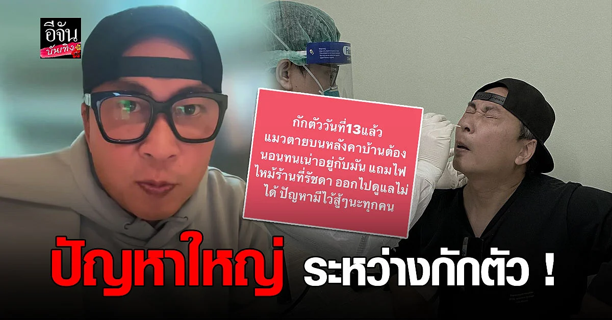 เปิ้ล นาคร สุดห่วง ร้านไฟไหม้ - แมวตาย แต่ทำอะไรไม่ได้ เพราะอยู่ในช่วงกักตัว