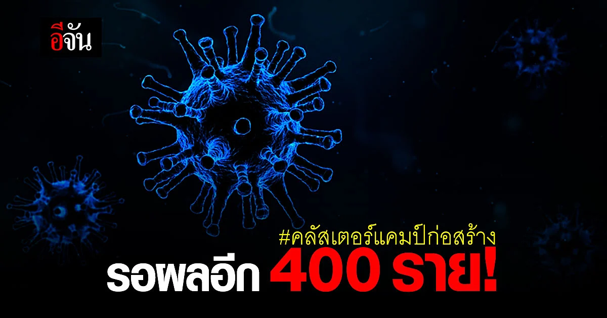 ศบค. เผยคลัสเตอร์ แคมป์ก่อสร้างสมุทรปราการ ยังรอผลอีก 400 ราย