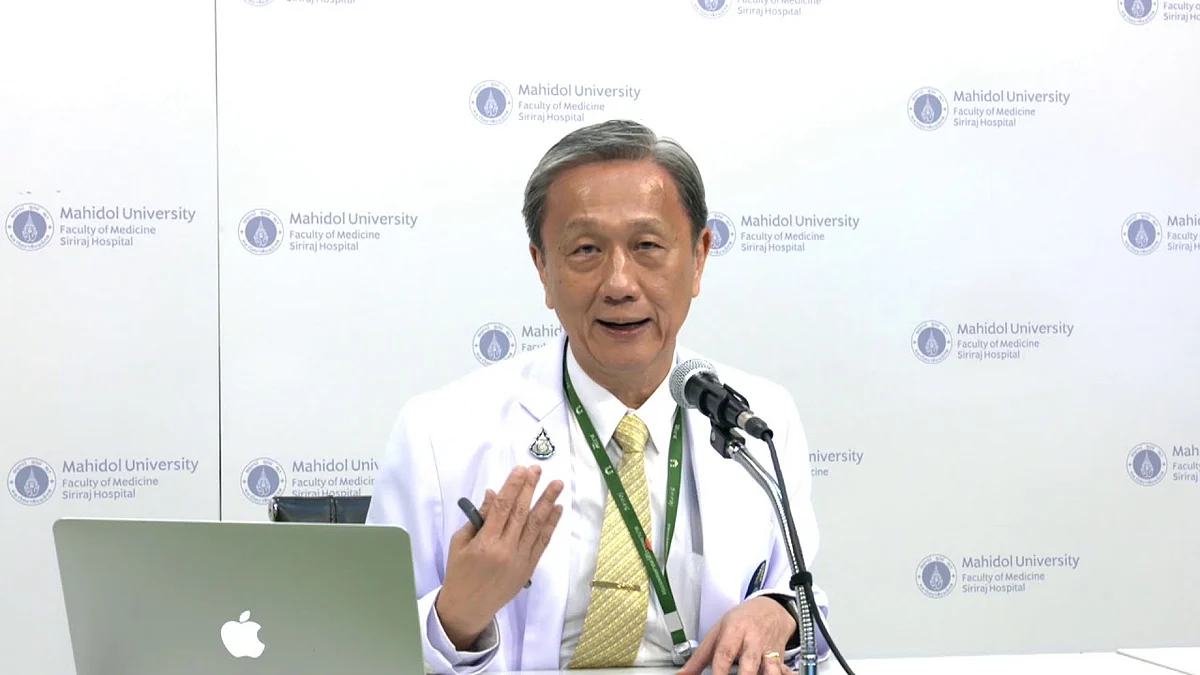ศ.นพ.ประสิทธิ์ วัฒนาภา คณบดีคณะแพทยศาสตร์ ศิริราชพยาบาล มหาวิทยาลัยมหิดล