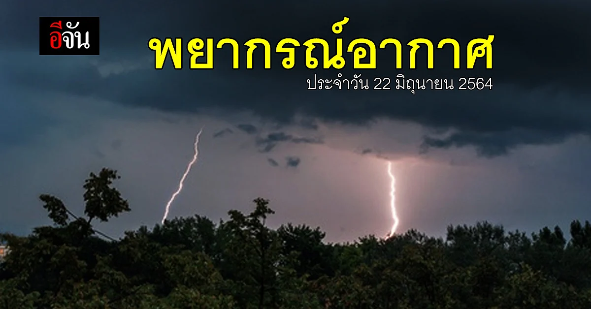 สภาพอากาศวันนี้ ภาคตะวันออก และ ภาคใต้ เสี่ยง ฝนตกหนัก