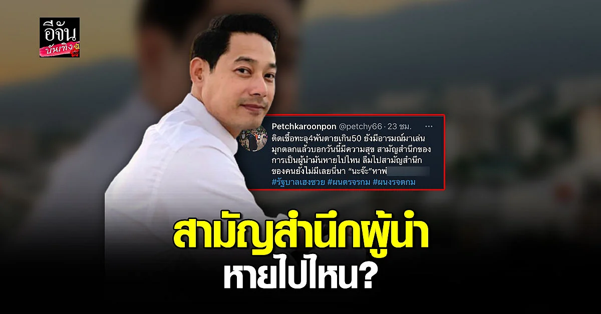 เพชร กรุณพล ทวีตเดือด จวกรัฐบาล ประชาชนติด โควิด 4 พัน ยังมีอารมณ์ เล่นมุกตลก