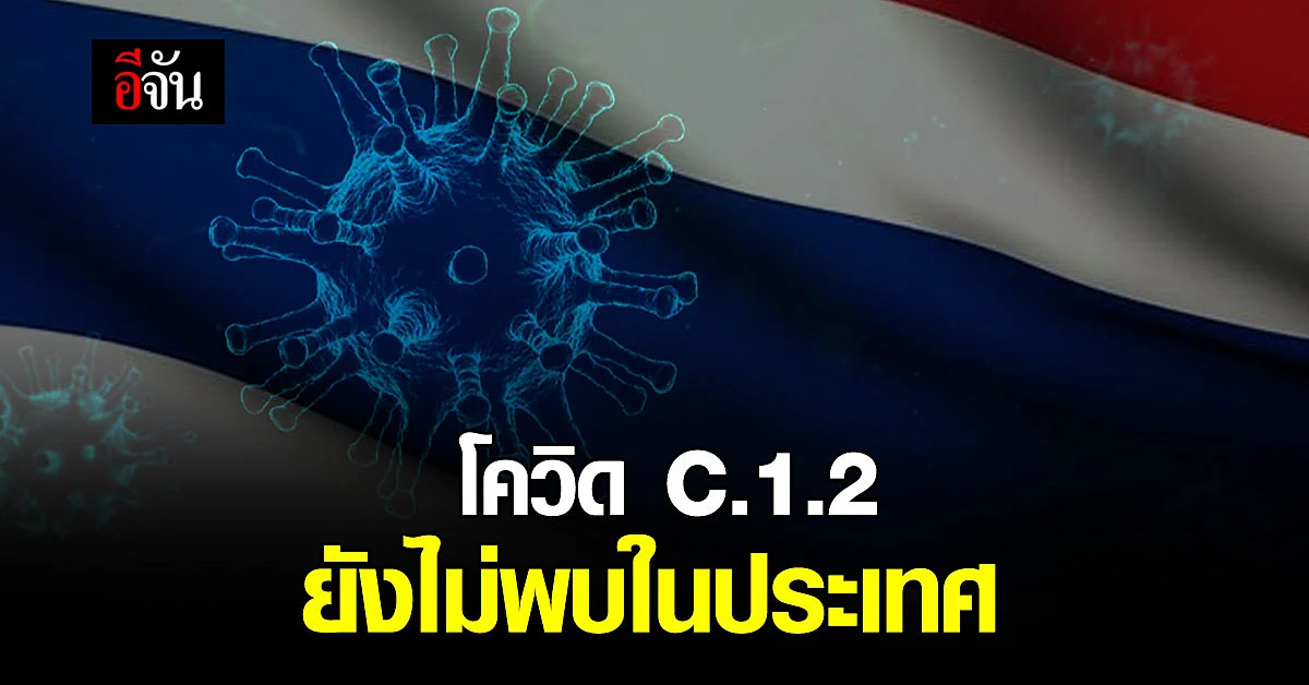 สธ.ยัน! โควิดสายพันธุ์ C.1.2 ยังไม่พบในประเทศ