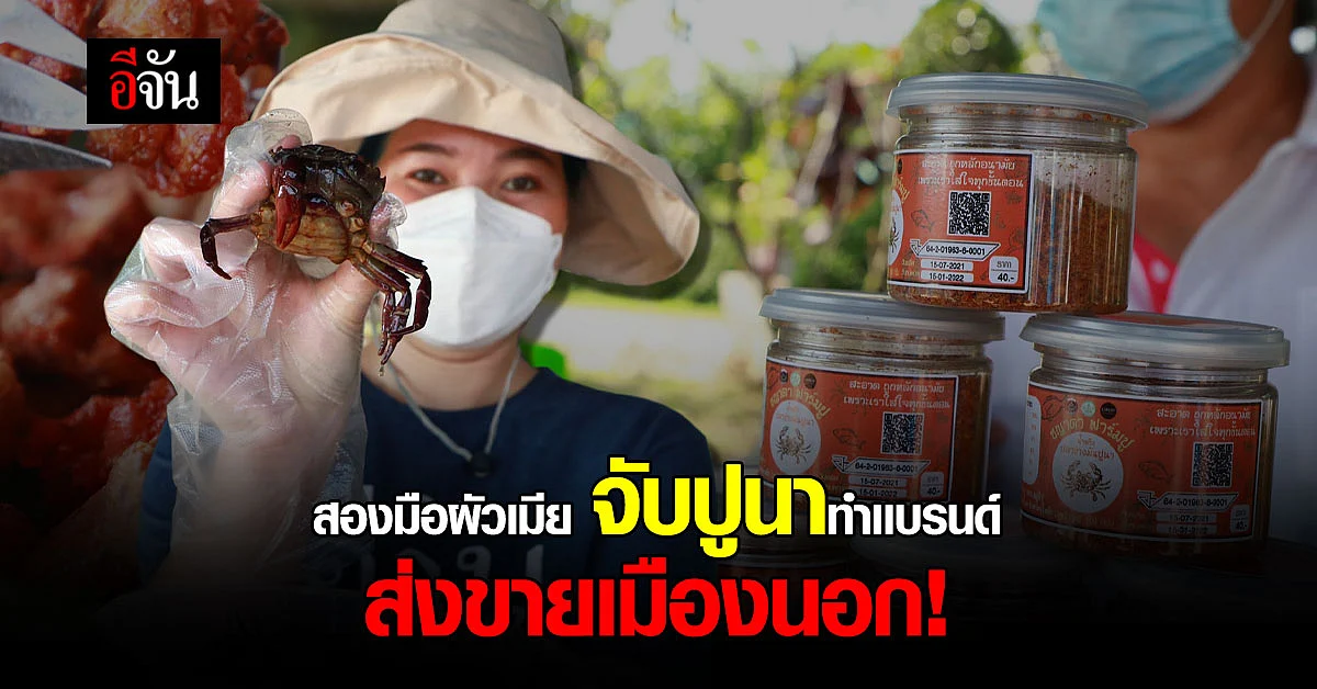 ถ้าจะสู้ ปูนาก็เป็นทอง ผัวเมีย จับปูนาดอง ขึ้นขาย บนห้าง!
