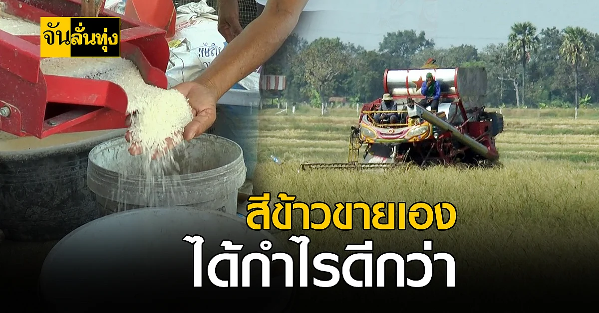 ชาวนา โคราช จับกลุ่ม สีข้าวขาย ได้กำไรดีกว่าขายให้ โรงสี