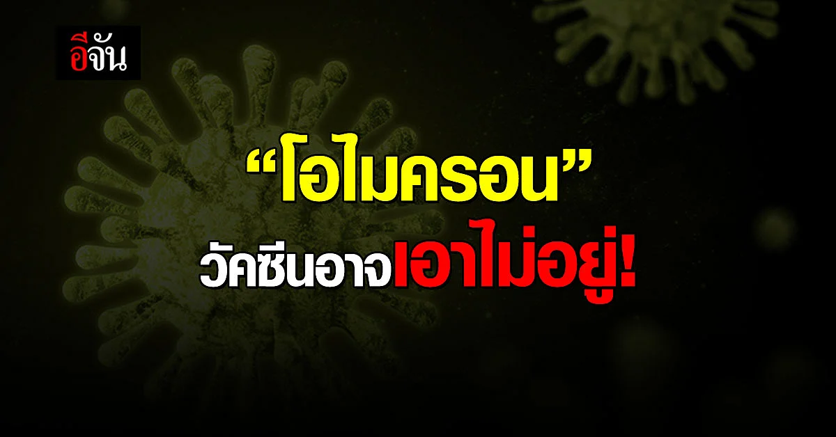 หมอธีระวัฒน์ เผยข้อมูลโควิดสายพันธุ์ใหม่ โอไมครอน เลวร้ายกว่าที่คิด!