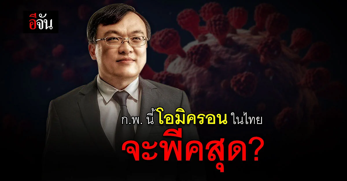 หมอธีระ คาด โอมิครอน พีคสุดในไทยราว 3 ก.พ. 65