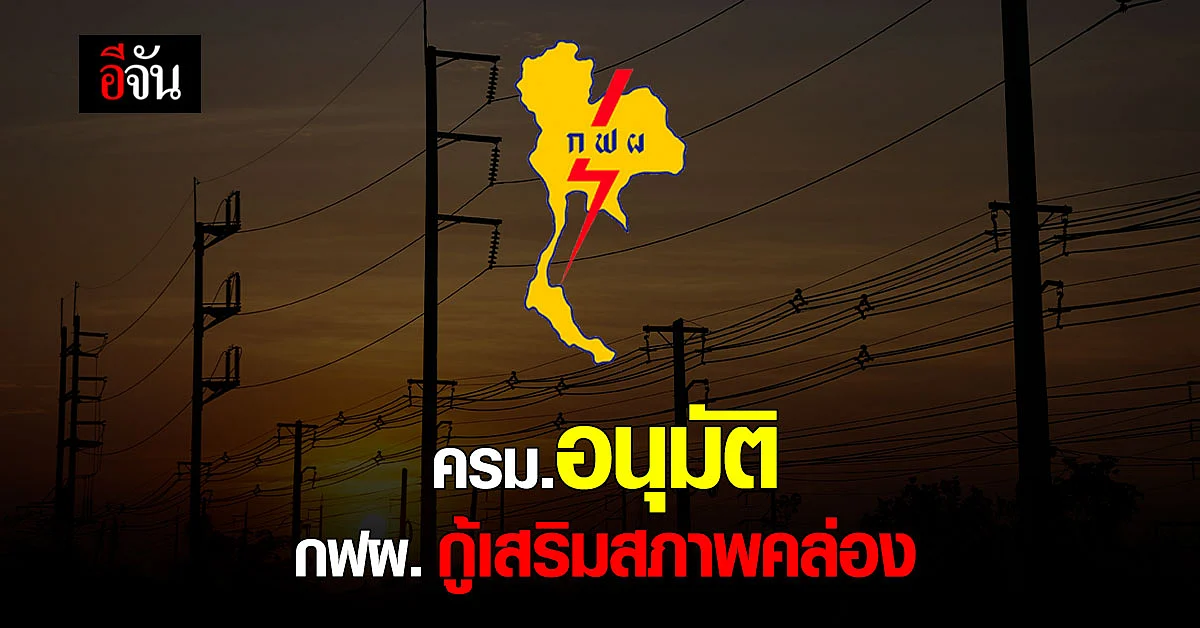 ครม.อนุมัติ กฟผ.กู้เงิน 2.5 หมื่นล้าน เสริมสภาพคล่องทางการผลิต