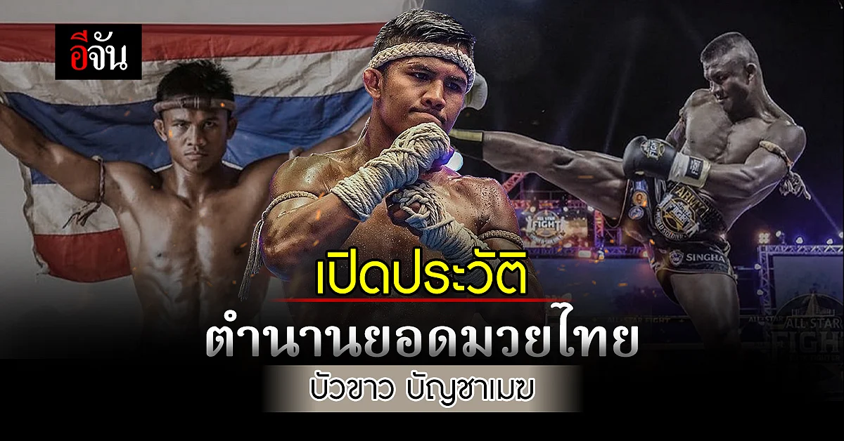 เปิดประวัติ บัวขาว บัญชาเมฆ ตำนานยอดมวยไทย ขวัญใจคนไทย