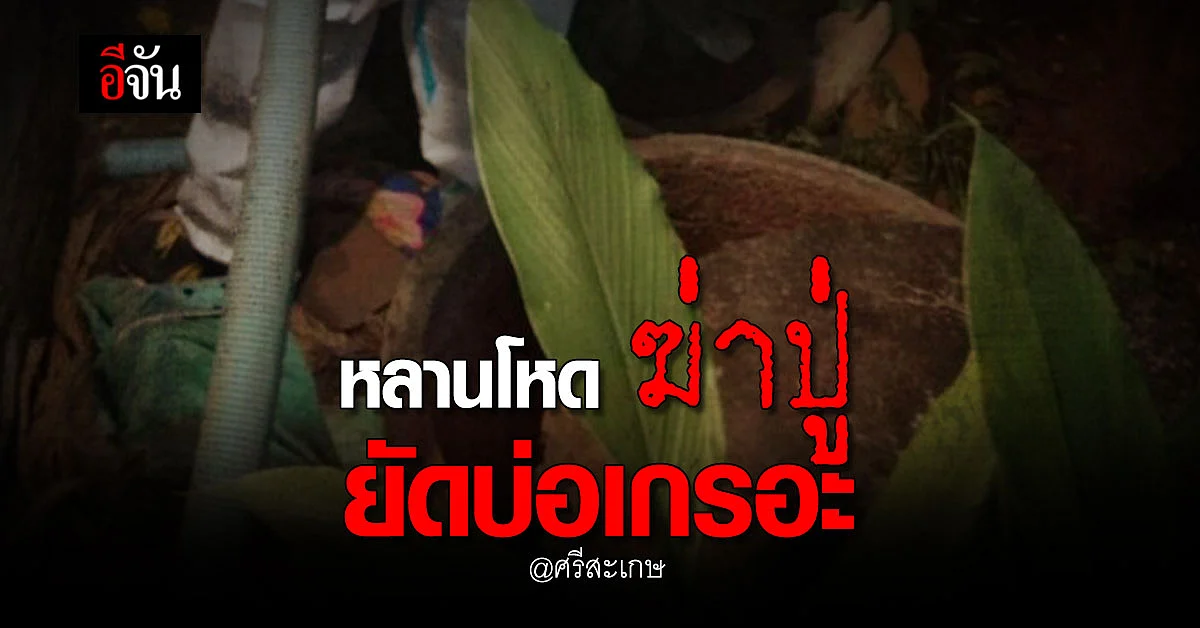 หลานโหด ฆ่าปู่ ยัดบ่อเกรอะ หวังอำพรางศพ
