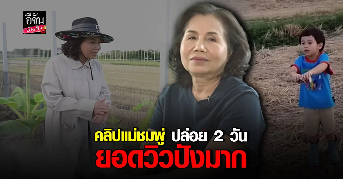ยายหนิง แม่ ชมพู่ อารยา ผันตัวเป็นยูทูบเบอร์ ปล่อยคลิป 2 วันยอดปังมาก