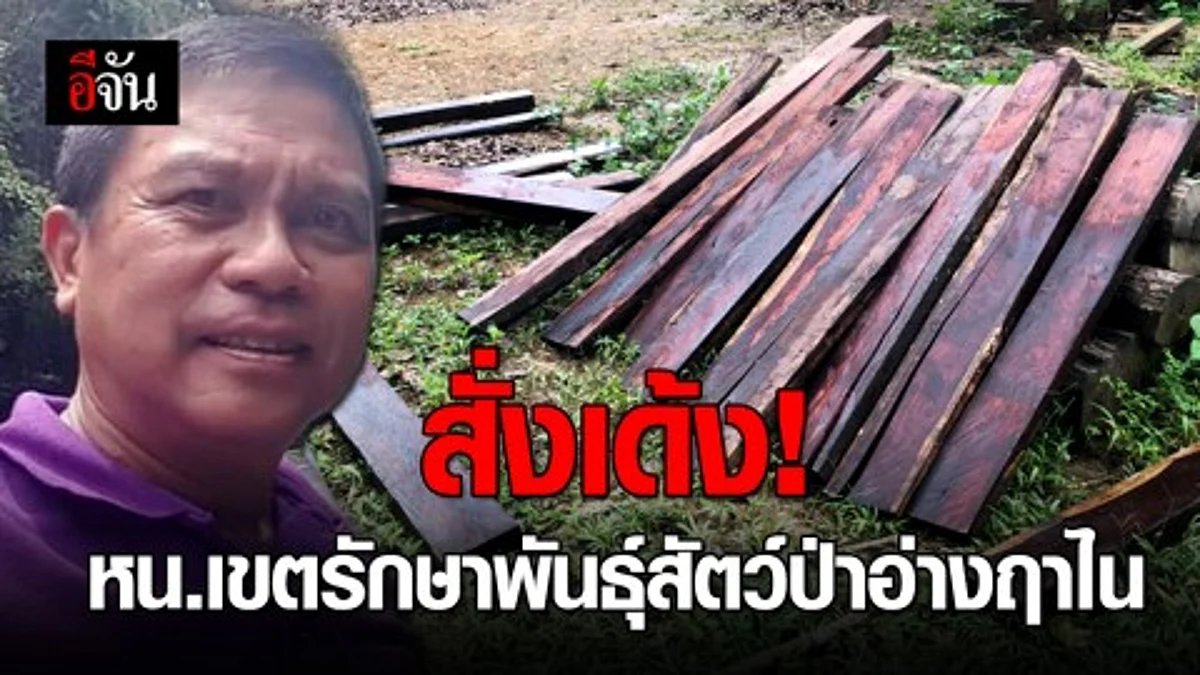สั่งเด้ง! หัวหน้าเขตรักษาพันธุ์สัตว์ป่าอ่างฤาไน