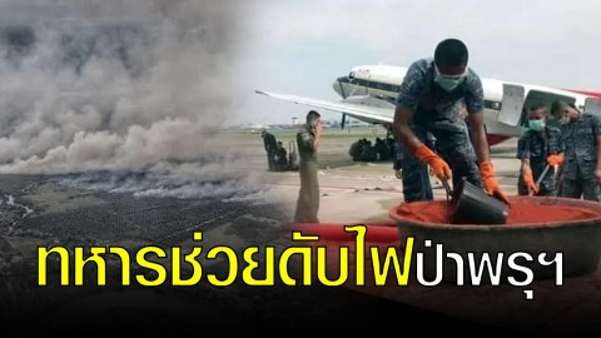 ทัพอากาศส่ง BT-67 ช่วยดับไฟป่าพรุควนเคร็ง