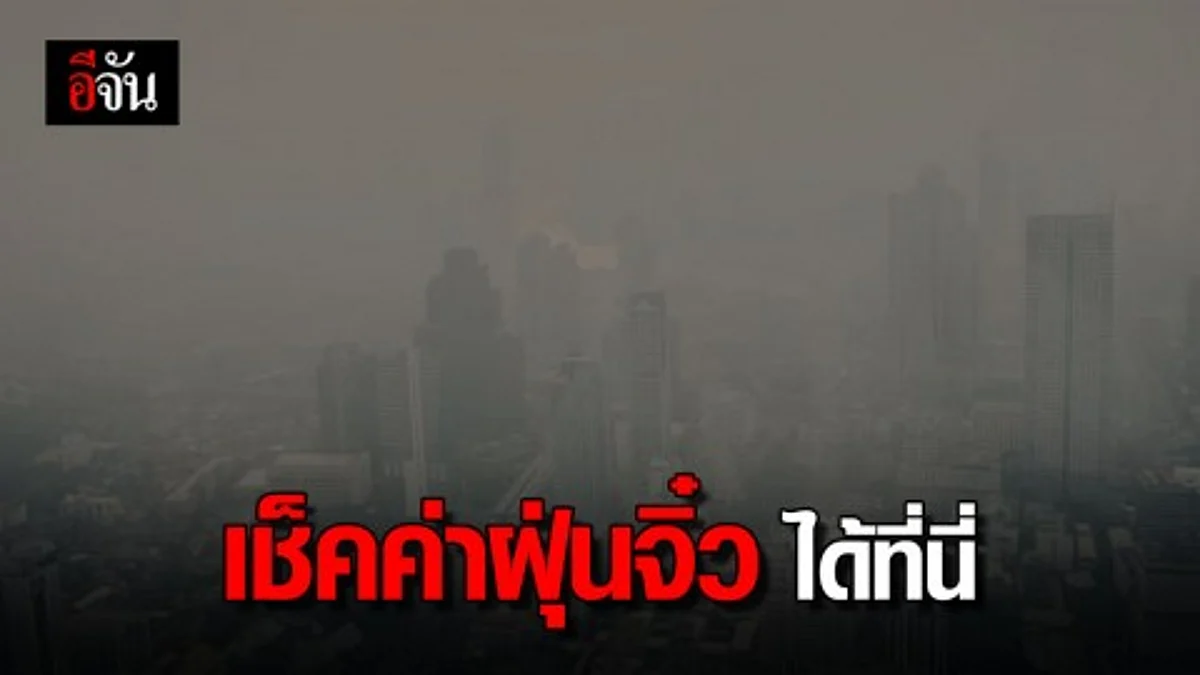 ก่อนไปเที่ยว เช็คค่าฝุ่น PM 2.5 กันเถอะ