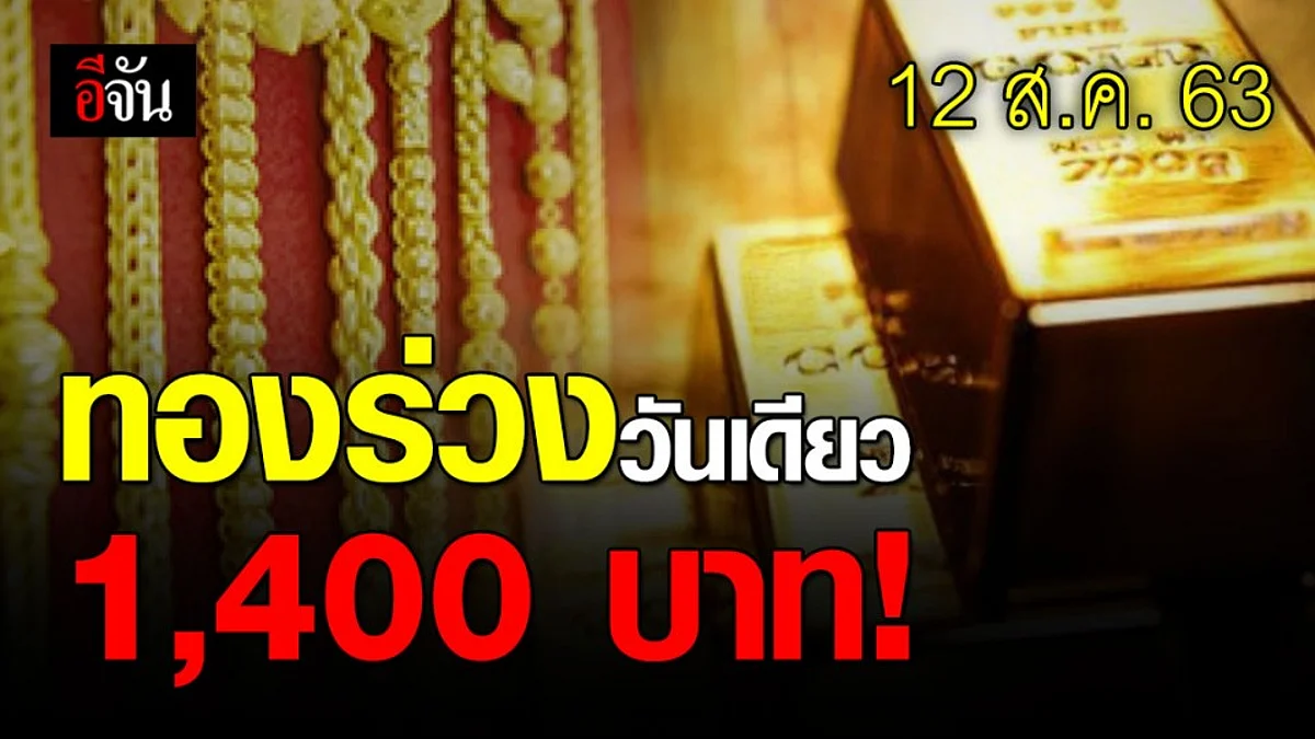 ราคาร่วงติดกันวันที่ 4 ปรับลงวันเดียว 1,400 บาท