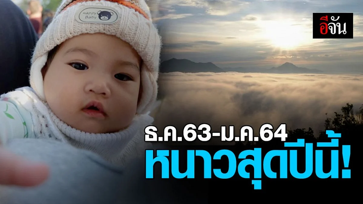 อุตุฯ เผยปีนี้หนาวแน่! ตั้งแต่ ธ.ค. ยาวถึง ม.ค.64