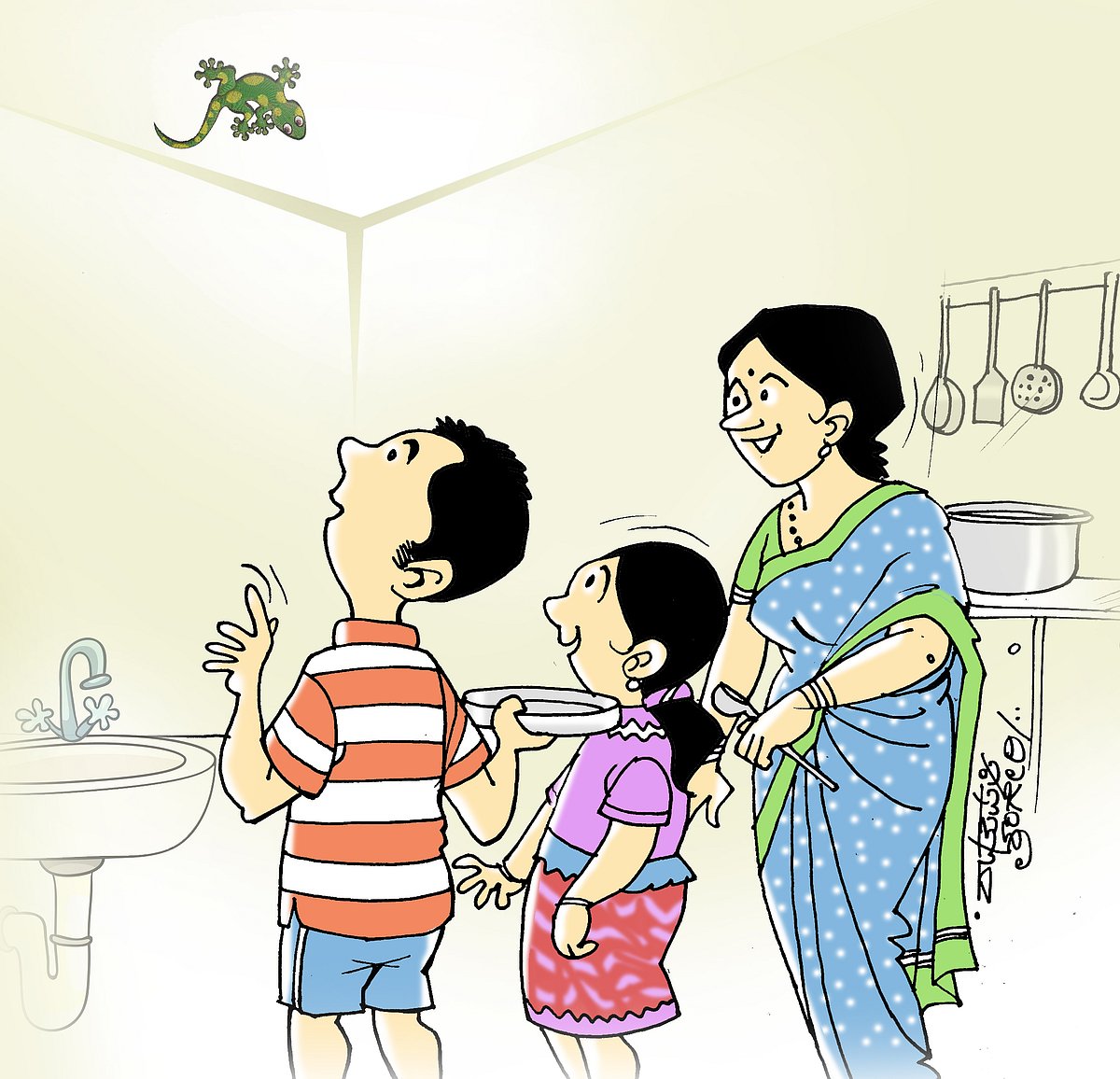 How do lizards walk on walls?