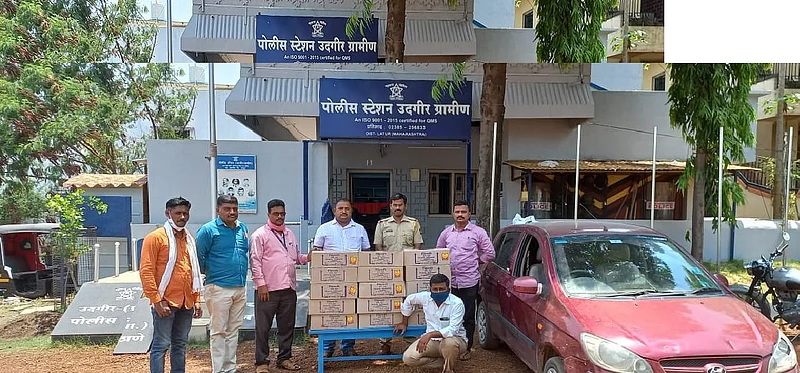 पोलिसांचा छापा, दारुसह दोन लाखांचा मुद्देमाल जप्त