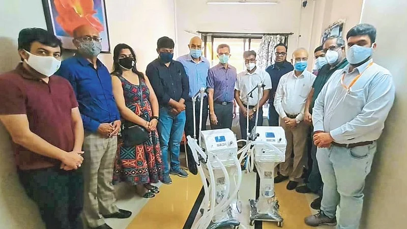 गरजू रुग्णालयांना मिनी व्हेंटिलेटर; पेट्रोल-डिझेल असोसिएशनचा पुढाकार