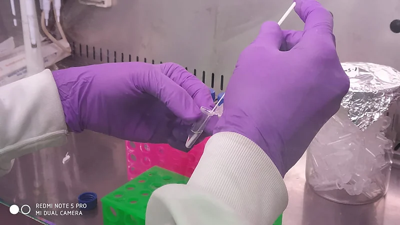 Now the corona test will be from a dry swab Reports will be received in less time