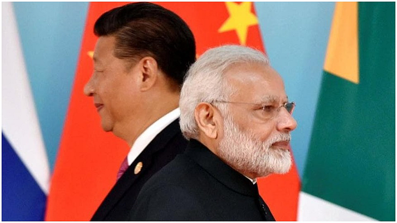 पंतप्रधान नरेंद्र मोदी आणि चीनचे राष्ट्राध्यक्ष शी जिनपिंग