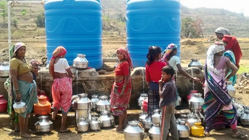 Severe water shortage in tribal areas of Baglan taluka Nashik Marathi News