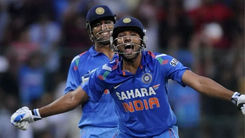 Rohit Sharma and MS Dhoni