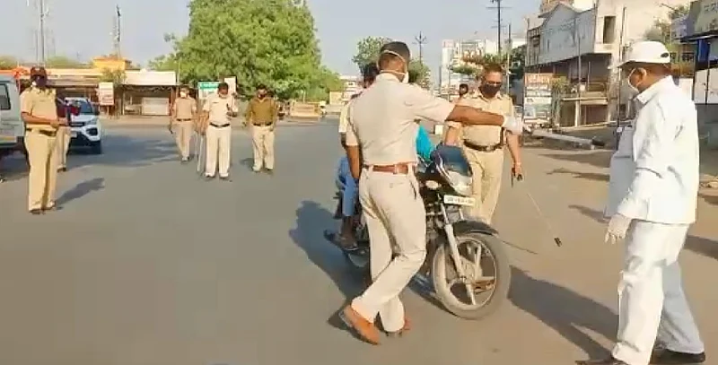 Nashik police on action mode