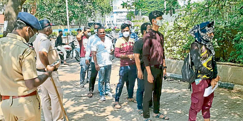 Line for Remdesivir medicine
