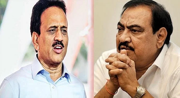 Girish Mahajan and Eknath Khadse