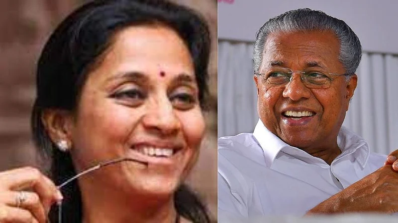 Supriya Sule Pinarayi Vijayan