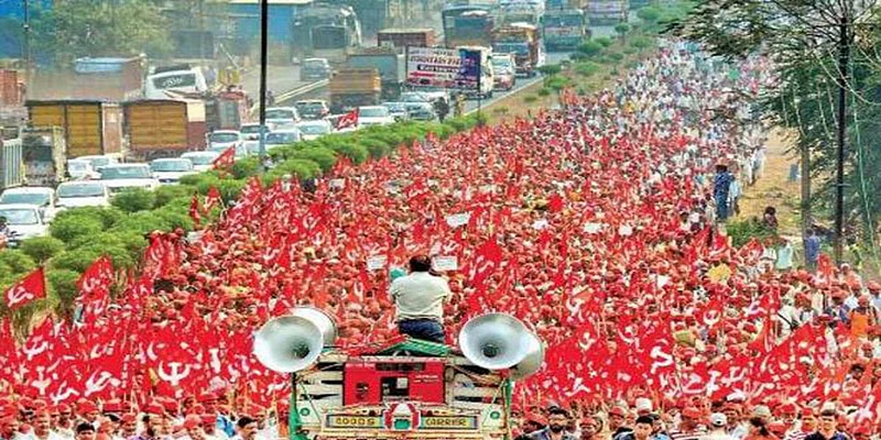 Farmers Long Mach in Mumbai