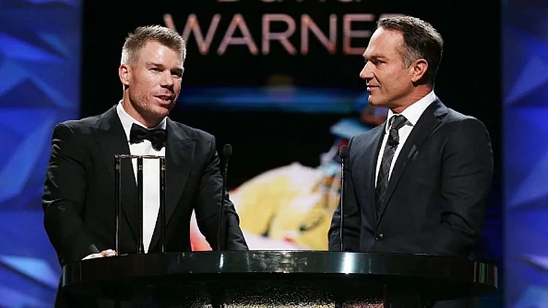 David Warner and Michael Slater