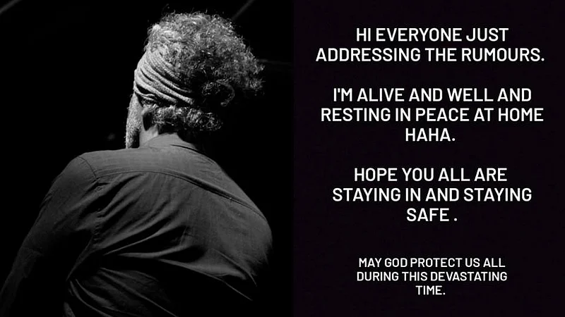 Singer Lucky Ali