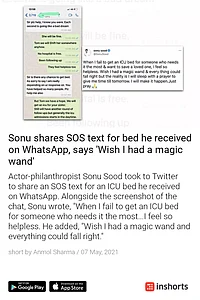 sonu sood post