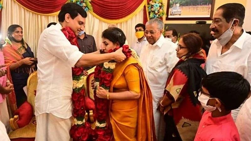 Veena and Riyas got married in 15 june 2020