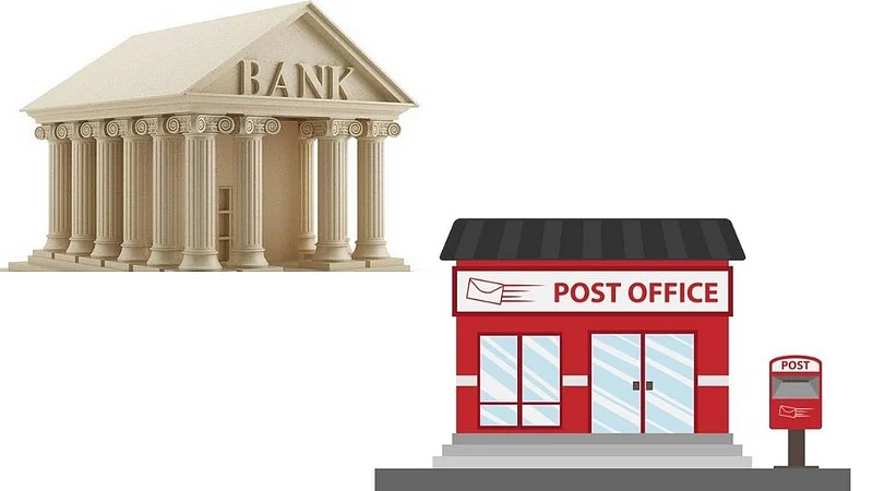bank and post office