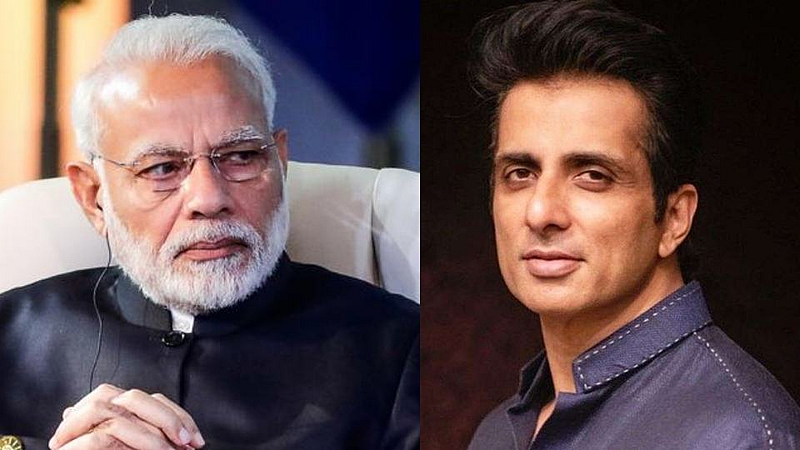 PM Modi and Sonu Sood