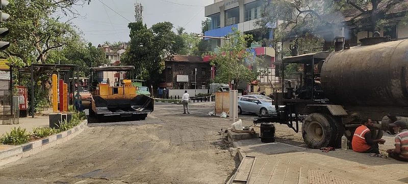 Waste of money from Municipal Corporation on good roads