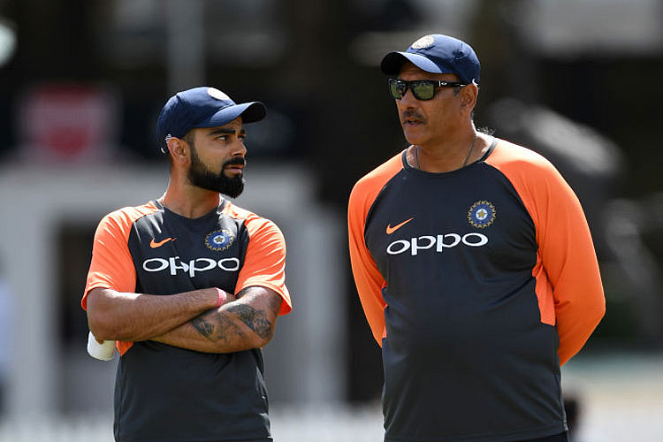 Virat Kohli and Ravi Shastri