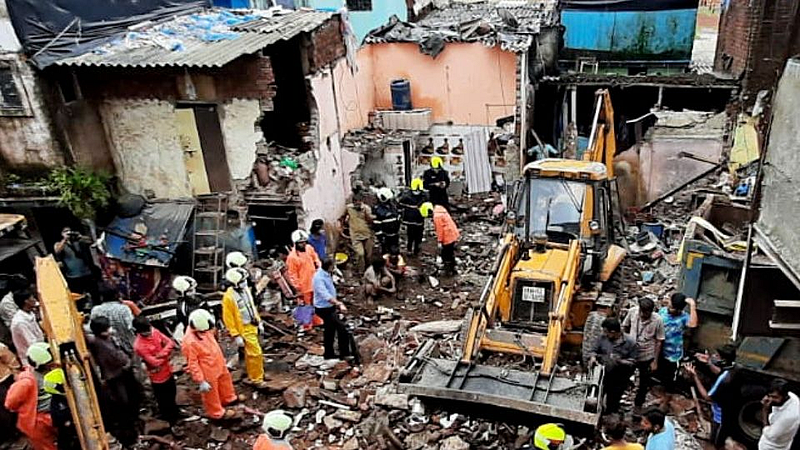 house collapsed