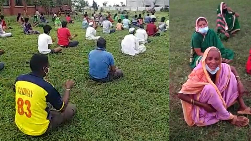 कोविड सेंटरमध्ये रमली आजी; रिपोर्ट निगेटिव्ह तरी म्हणे घरी जाणार नाही