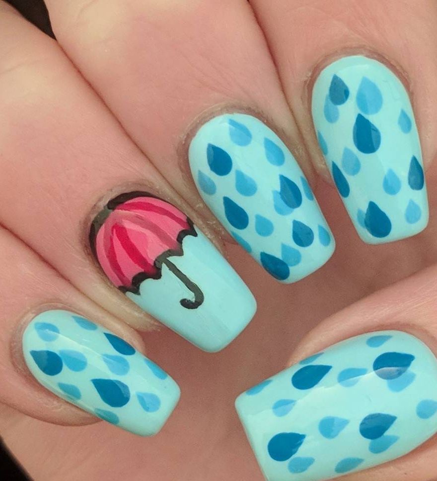 Monsoon Nail Art