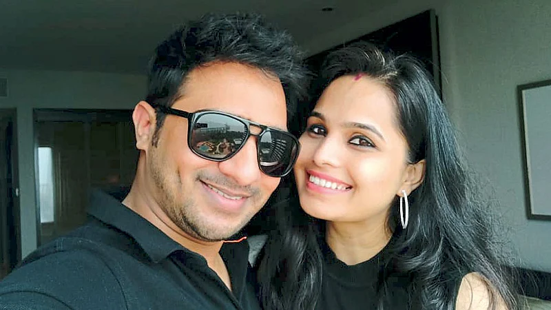 Nikhil and Mayuri Raut
