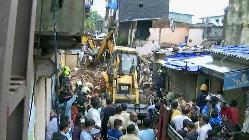 Malvani Building collapsed