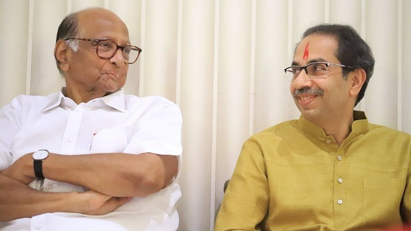 Sharad Pawar - Uddhav Thackeray