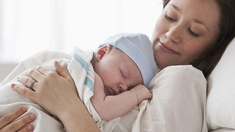 Baby with Mother
