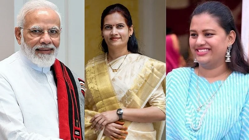 Bharati Pawar, Heena Gawit, Narendra Modi