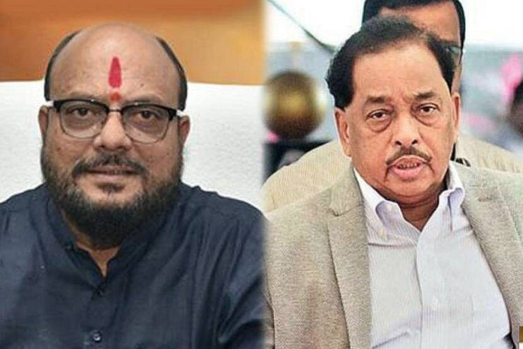 Minister Gulabrao Patil-Minister Narayan Rane